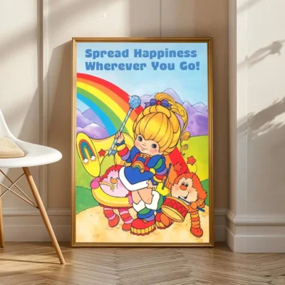 Hot Item Rainbow Brite Bassic Wall Art