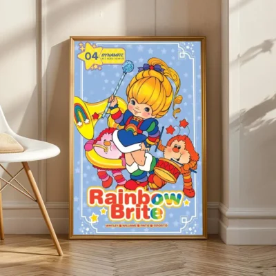 Cartoon Rainbow Brite Characters Wall Art