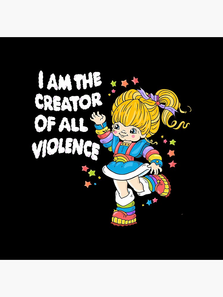 Hot Cartoon Rainbow Brite Colorfull Throw Pillow - Image 2