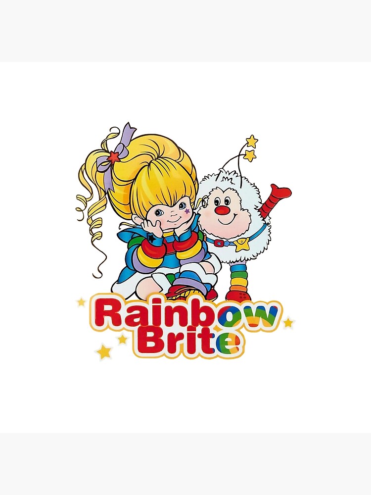 Rainbow Brite Colorfull For Fans Throw Pillow - Image 2