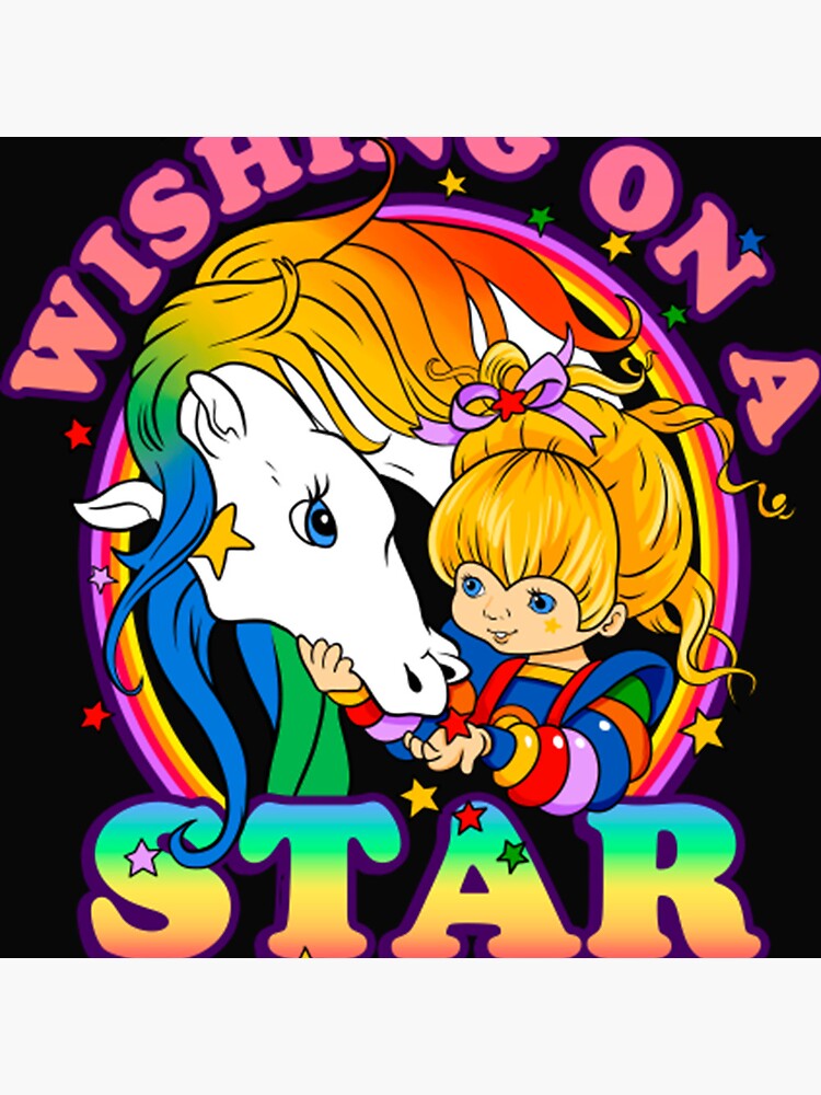 New Rainbow Brite Made In The 80s Throw Pillow - Image 2
