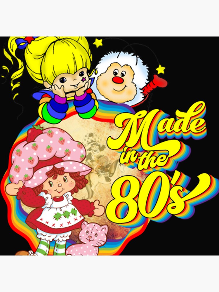 Hot Design Rainbow Brite Vintage Throw Pillow - Image 2