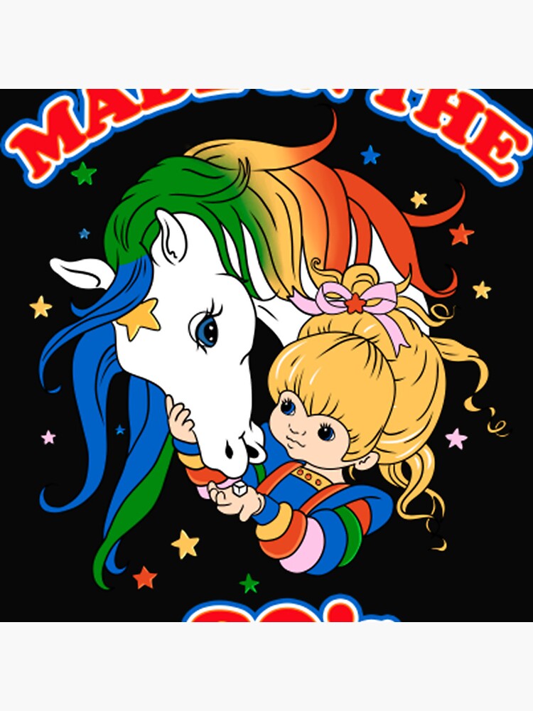 Rainbow Brite Made In The 80s Wonderfull Shower Curtain - Image 2