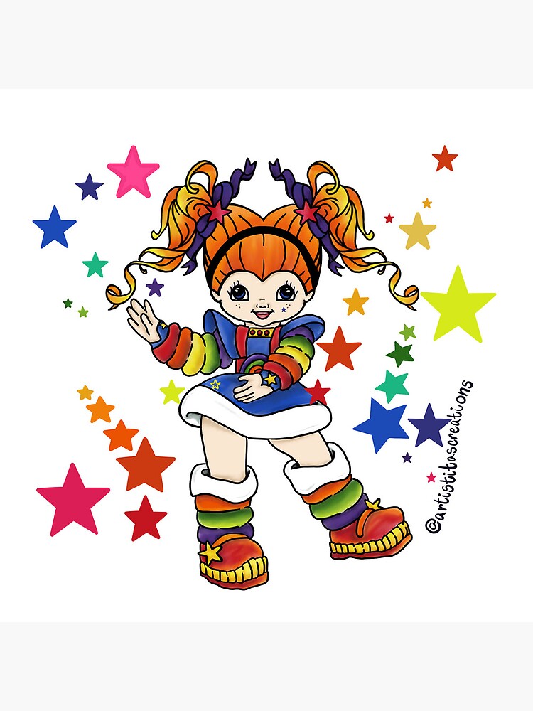 Rainbow Brite My Childhood Star Shower Curtain - Image 2