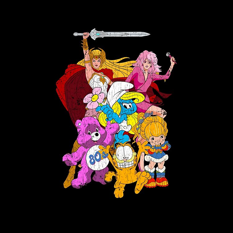 Rainboe Brite 80s Cartoons Tote Bag - Image 2