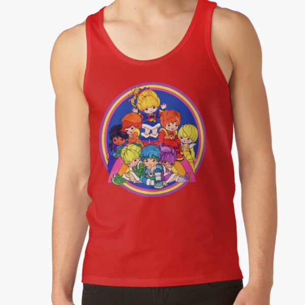 Cartoon Rainbow Brite And Friend 1 Tank Top - Image 4
