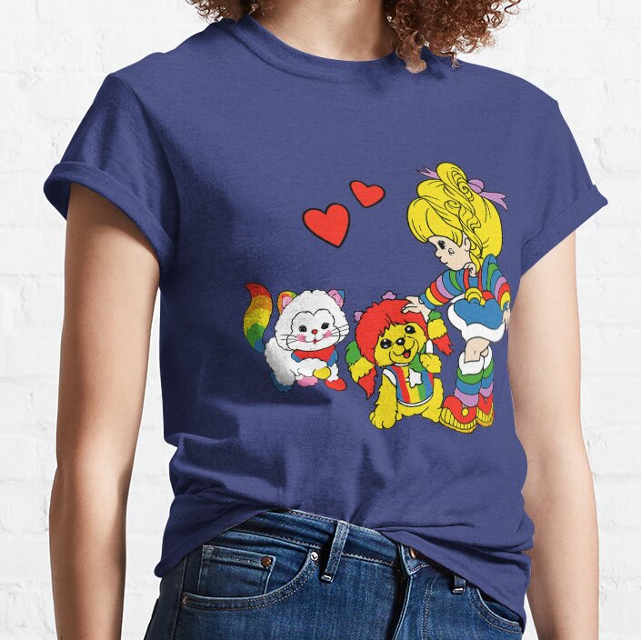 Hot Cartoon Rainbow Brite T-shirt - Image 4