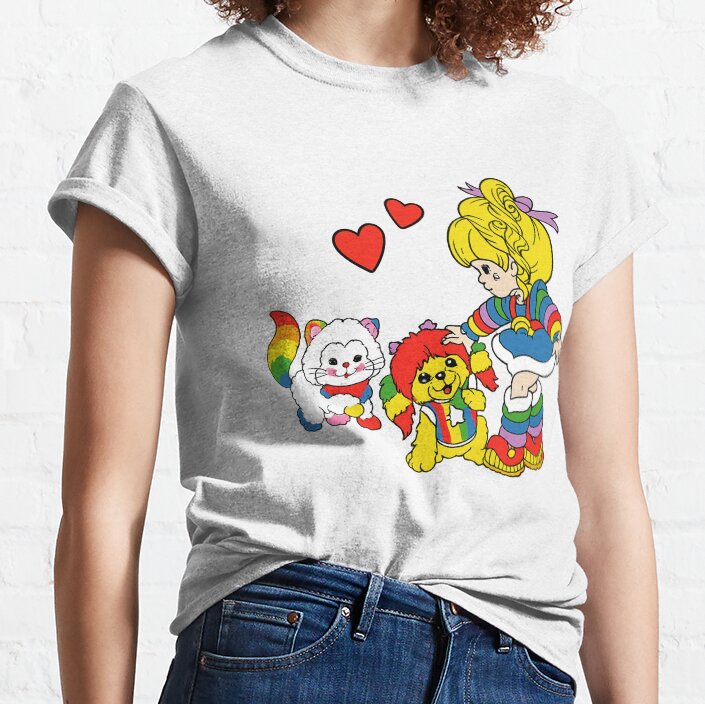 Hot Cartoon Rainbow Brite T-shirt