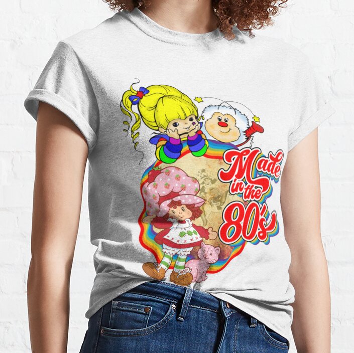 Rainbow Brite Made In The 80s Colorfull T-shirt