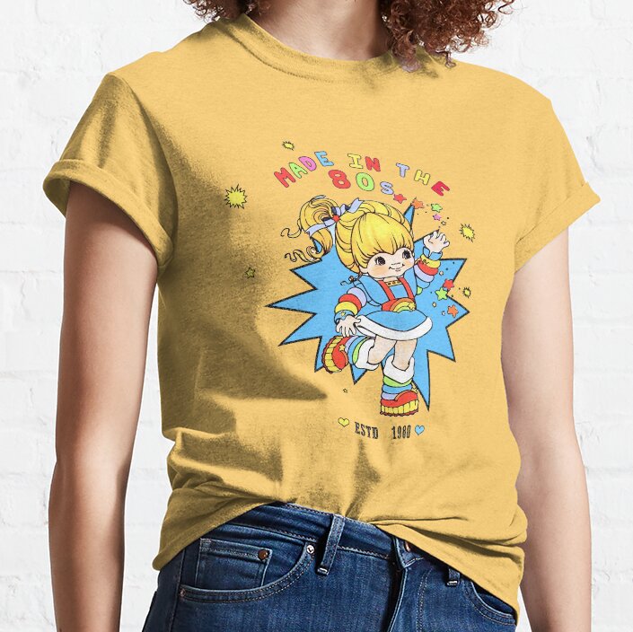 Hot Cartoon Rainbow Brite Classic T-shirt - Image 6