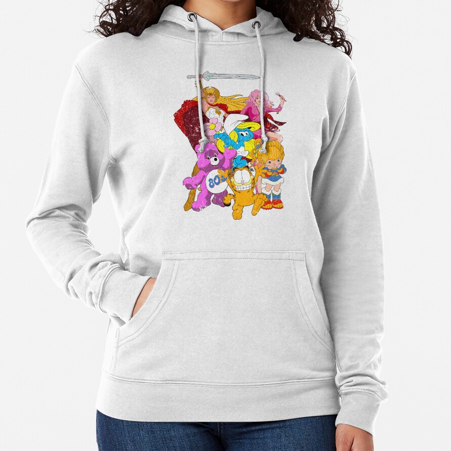 Rainbow Brite Vintage 80s Cartoons Hoodie - Image 2