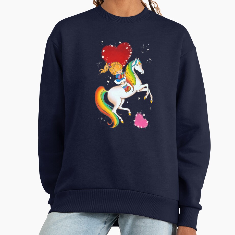 Rainbow Horse And Girl Valentine Sweatshirt - Image 5