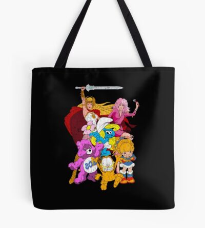Rainboe Brite 80s Cartoons Tote Bag