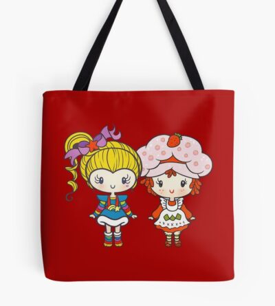 Strawberry And Rainbow Brite Tote Bag