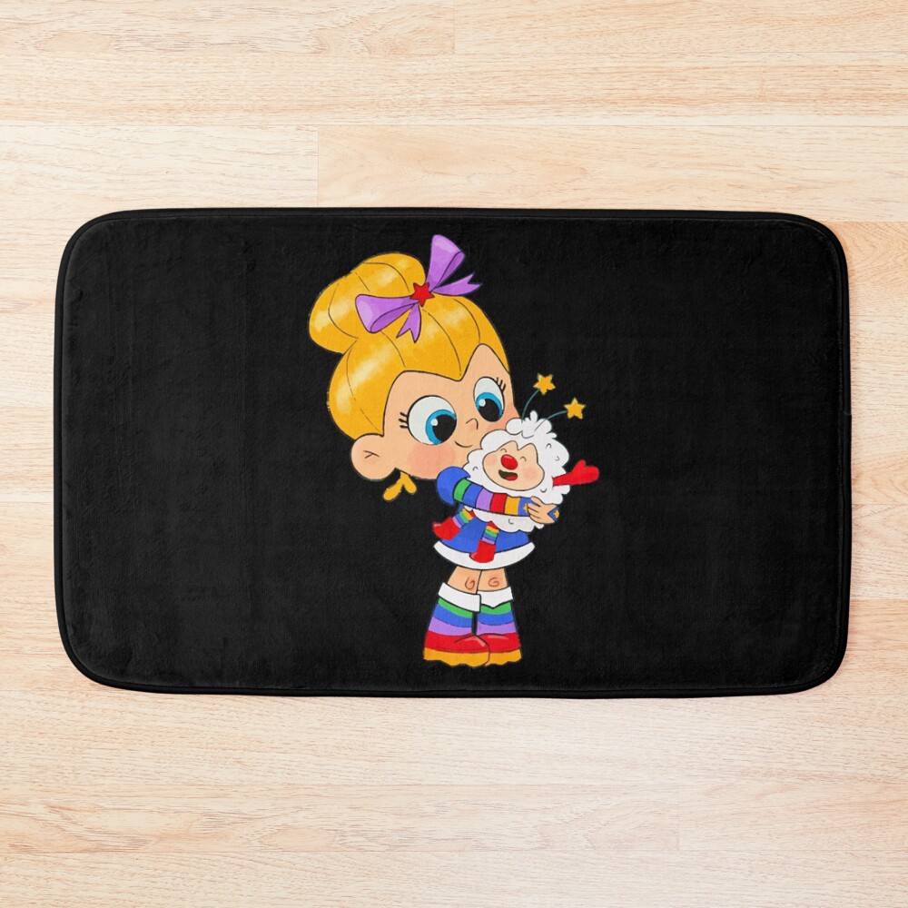 Rainbow Brite Cute Bath Mat