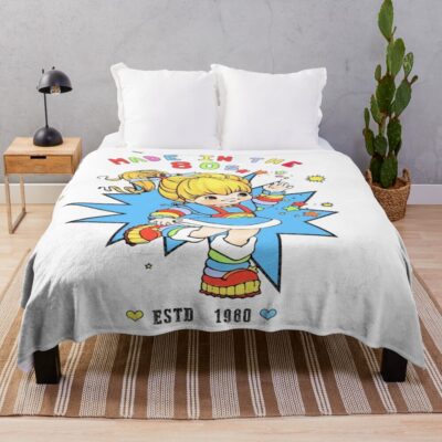 Hot Item Rainbow Brite Bassic Throw Blanket