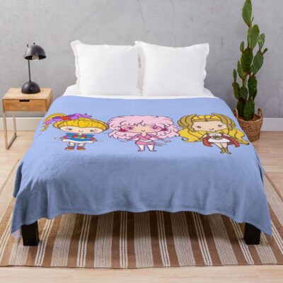 New Collection Rainbow Brite Vintage Throw Blanket
