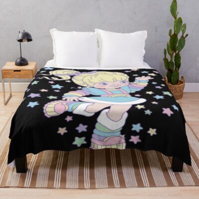 Best Rainbow Brite Made In The 80s Throw Blanket