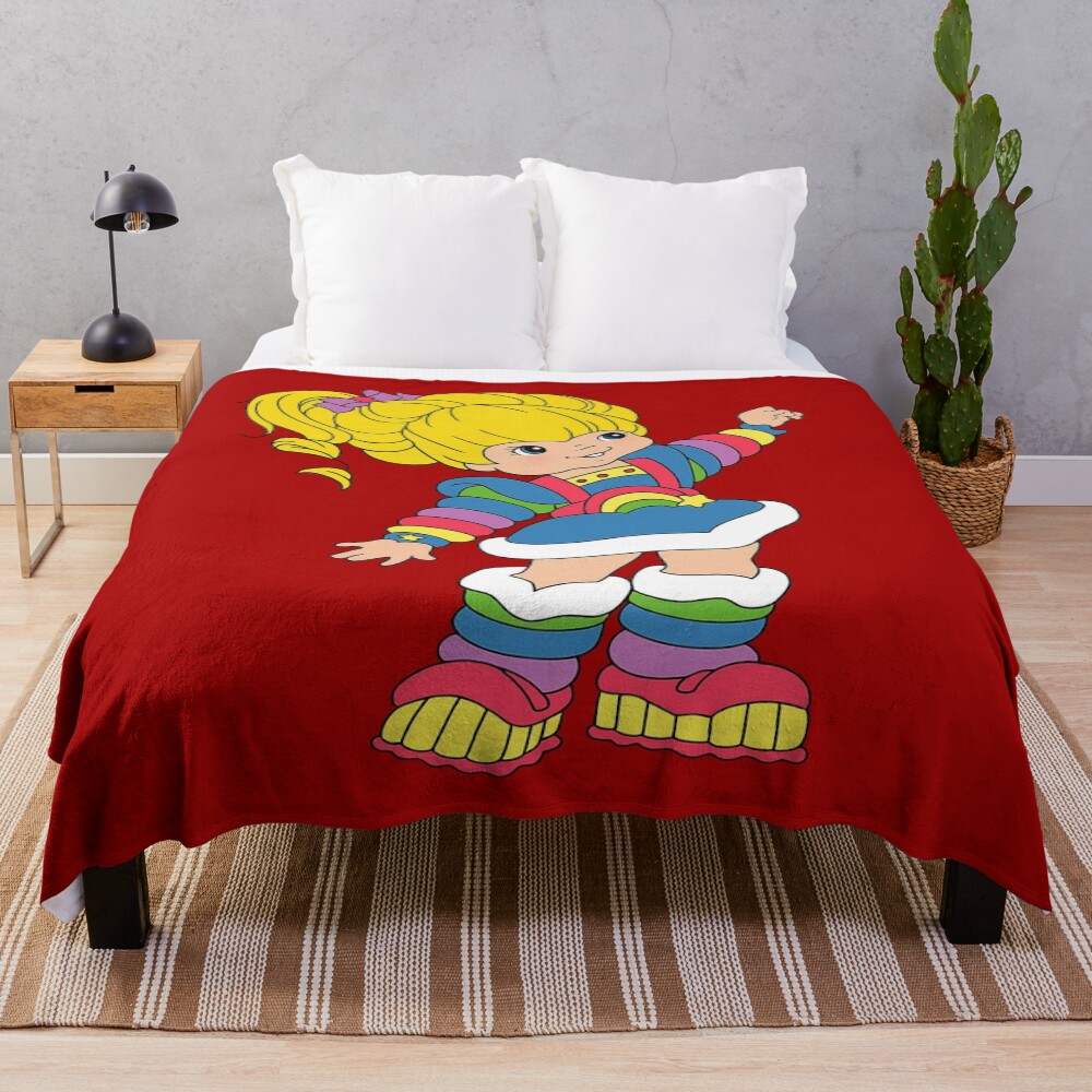 Hot Design Rainbow Brite Classic Throw Blanket
