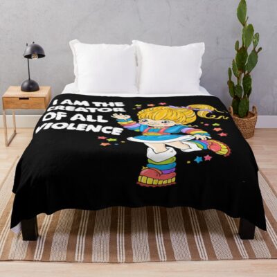 Hot Cartoon Rainbow Brite Colorfull Throw Blanket