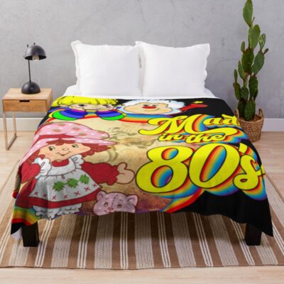 Hot Design Rainbow Brite Vintage Throw Blanket