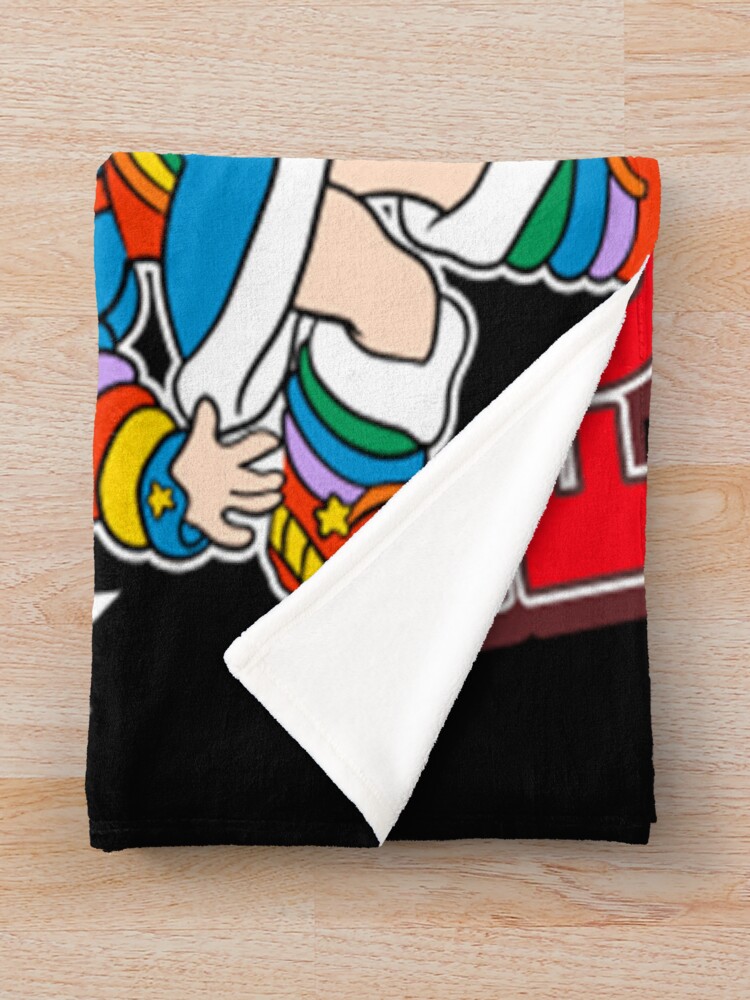 Cartoon Rainbow Brite Vintage Throw Blanket - Image 2