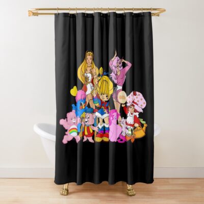 Rainbow Brite 80s Cartoons Shower Curtain