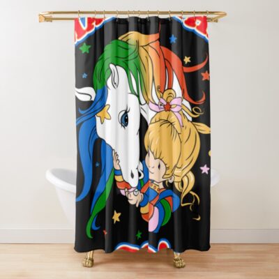 Rainbow Brite Made In The 80s Wonderfull Shower Curtain