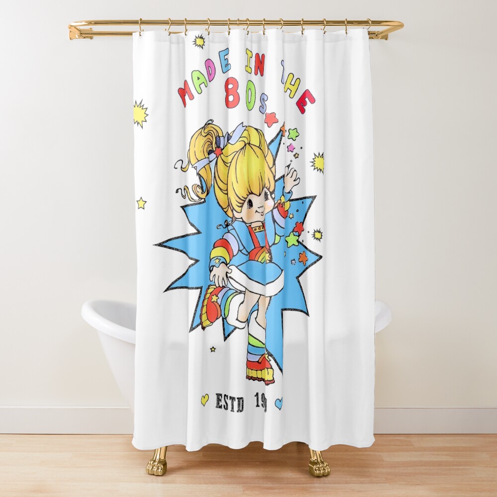 Hot Item Rainbow Brite Bassic Shower Curtain