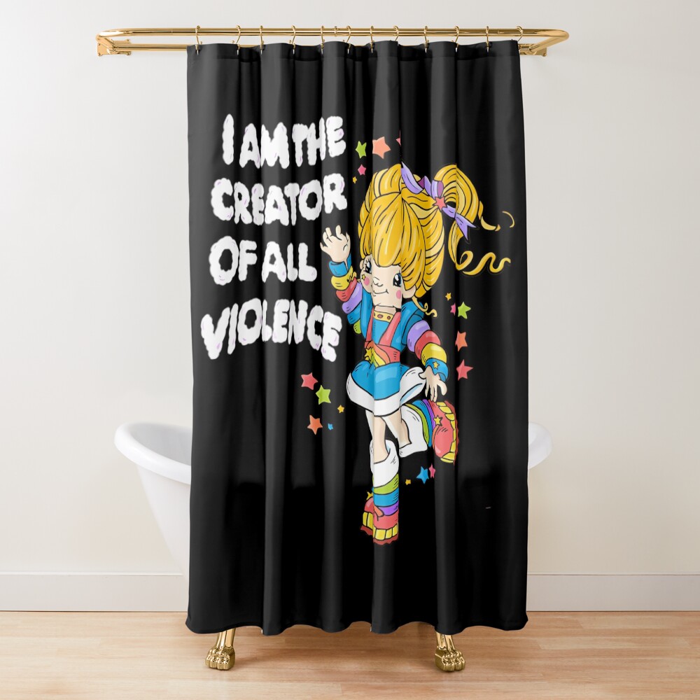 Hot Cartoon Rainbow Brite Colorfull Shower Curtain