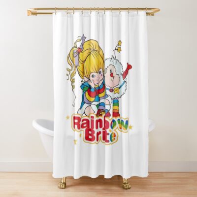 Rainbow Brite Colorfull For Fans Shower Curtain
