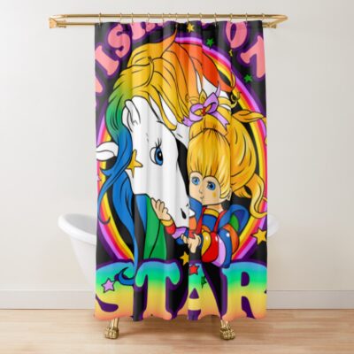 New Rainbow Brite Made In The 80s Shower Curtain