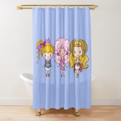 New Collection Rainbow Brite Vintage Shower Curtain