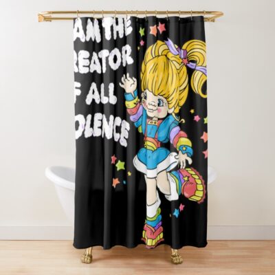 New Collection Rainbow Brite Cute Shower Curtain