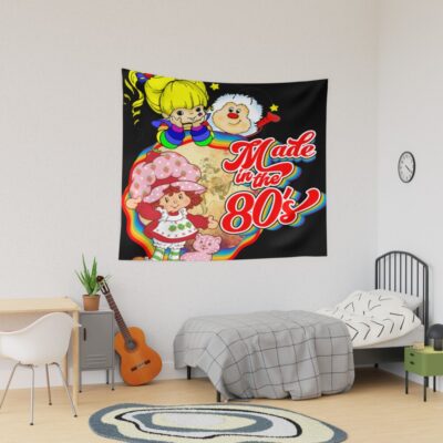 Rainbow Brite Made In The 80s Colorfull Tapestry