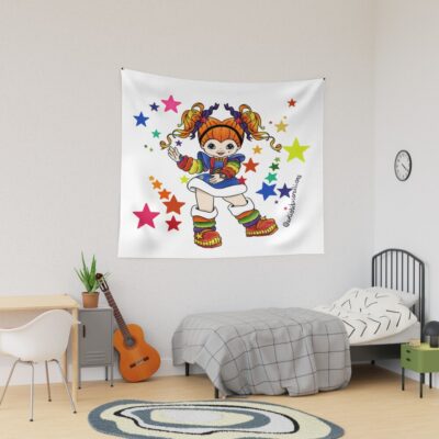 Rainbow Brite My Childhood Star Tapestry