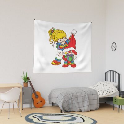 Rainbow Brite And Twink Christmas Tapestry