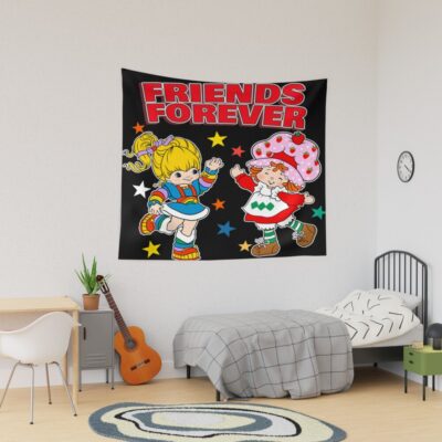 Cartoon Rainbow Brite Vintage Tapestry