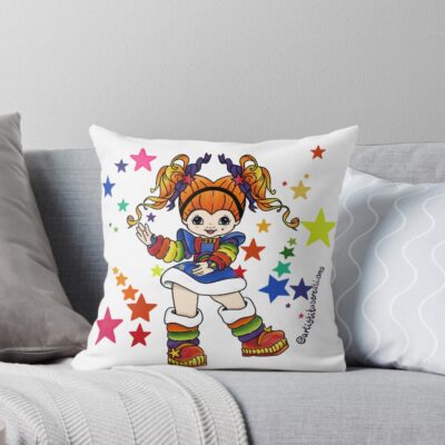 Rainbow Brite My Childhood Star Throw Pillow