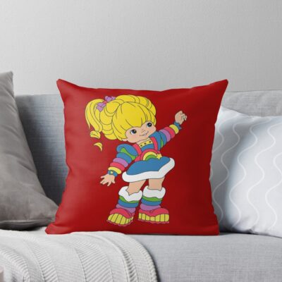 Hot Design Rainbow Brite Classic Throw Pillow