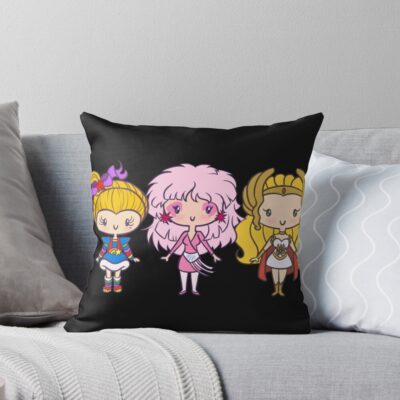 New Rainbow Brite Made In The 80s Cute Throw Pillow
