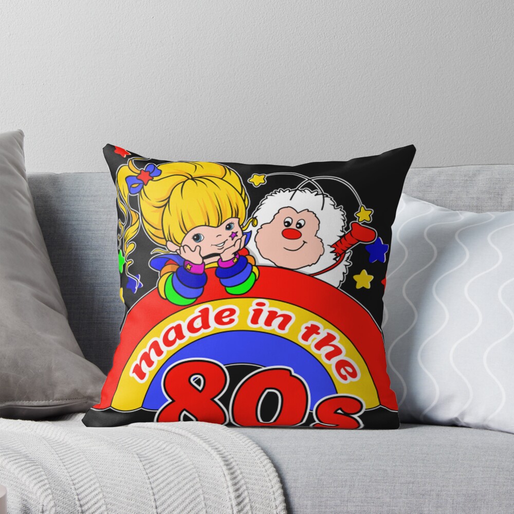 Rainbow Brite Made In The 80s Bassic Throw Pillow